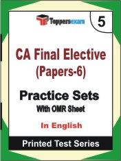 CA Final Elective (Papers-6) Book in English - Mock Test / Practice Set