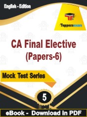 CA Final Elective (Papers-6)  PDF Book In English - Practice Set