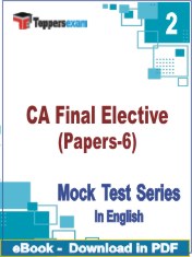 CA Final Elective (Papers-6) PDF Book In English - Question Paper