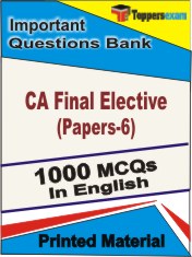 CA Final Elective (Papers-6) Book in English - Objective MCQ