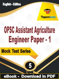 OPSC Assistant Agriculture Engineer (Paper - 1) PDF Book In English - Practice Set