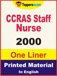 CCRAS Staff Nurse One Liner Book in English