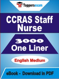 CCRAS Staff Nurse One Liner Book PDF in English