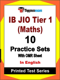 IB JIO Tier 1 (Maths) Book in English - Practice Set