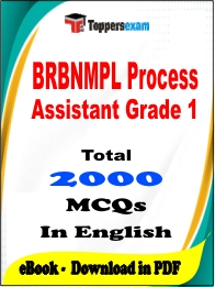 BRBNMPL Process Assistant Grade 1 Exam PDF Book In English - MCQ / Objective Questions