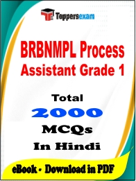 BRBNMPL Process Assistant Grade 1 Exam PDF Book In Hindi - MCQ / Objective Questions