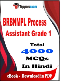 BRBNMPL Process Assistant Grade 1 Exam PDF Book In Hindi - MCQ / Objective Questions