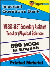 WBSSC SLST Secondary Assistant Teacher (Physical Science) Book in English - Objective MCQ