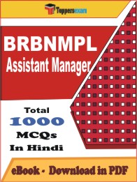 BRBNMPL Assistant Manager PDF Book in Hindi - MCQ / Objective Questions
