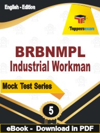 BRBNMPL Industrial Workman Test  PDF Book In English - Practice Set