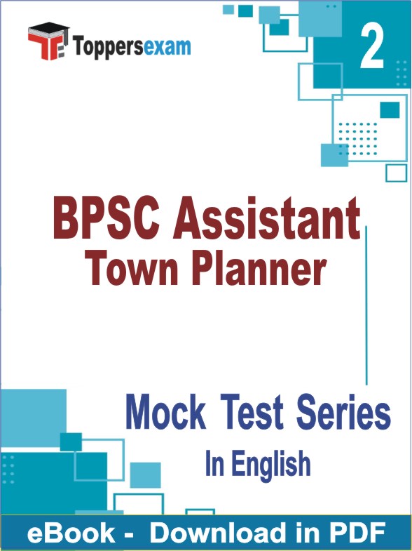 BPSC Assistant Town Planner Test PDF Book In English - Question Paper
