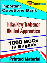 Indian Navy Tradesman Skilled Apprentice Book in English - Objective MCQ