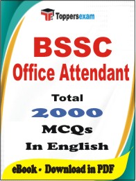 BSSC Office Attendant PDF Book in English - MCQ / Objective Questions
