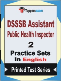 DSSSB Assistant Public Health Inspector Book in English - Question Paper / Practice Set