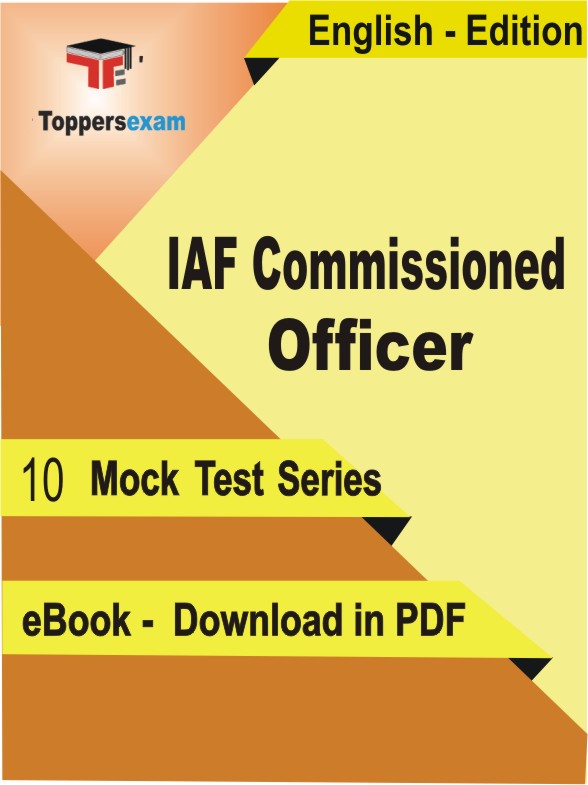 IAF Commissioned Officer Test PDF Book In English - Mock Test/Practice Set