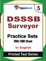 DSSSB Surveyor Book in English - Mock Test / Practice Set