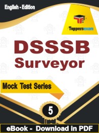 DSSSB Surveyor Test PDF Book In English - Practice Set