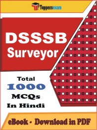 DSSSB Surveyor PDF Book in Hindi - MCQ / Objective Questions