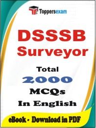 DSSSB Surveyor PDF Book in English - MCQ / Objective Questions