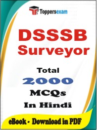DSSSB Surveyor PDF Book in Hindi - MCQ / Objective Questions