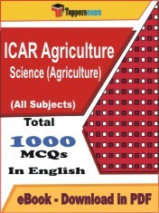 EBook of ICAR Agriculture Science (Agriculture) Exam, PDF Format in English