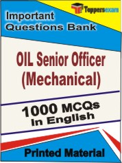 OIL Senior Officer (Mechanical) Book in English - Objective MCQ
