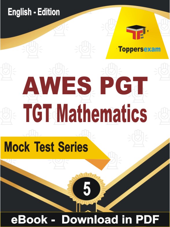 AWES PGT TGT Mathematics Test PDF Book In English - Practice Set