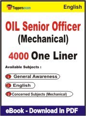 OIL Senior Officer (Mechanical) One Liner Book PDF in English