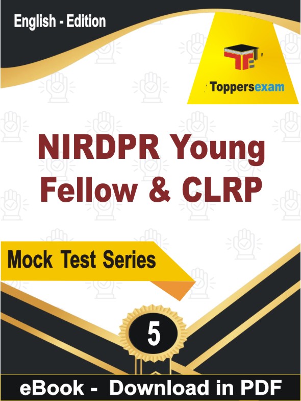 NIRDPR Young Fellow & CLRP Test PDF Book In English - Practice Set