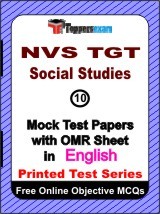NVS TGT Social Studies Exam Mock Test Papers (Book) in English