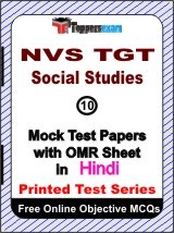 NVS TGT Social Studies Exam Mock Test Papers (Book) in Hindi