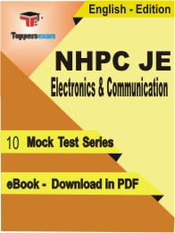NHPC JE Electronics & Communication Test PDF Book In English - Mock Test/Practice Set