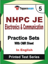 NHPC JE Electronics & Communication Book in English - Mock Test / Practice Set