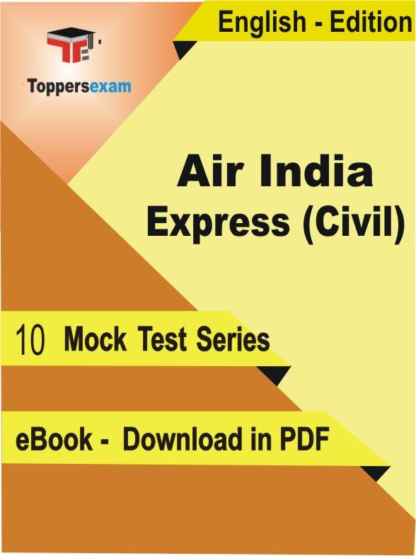 Air India Express (Civil) Test PDF Book In English - Mock Test/Practice Set