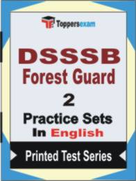 DSSSB Forest Guard Book in English - Question Paper / Practice Set