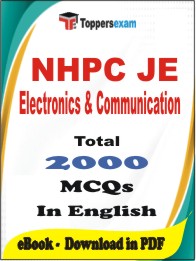 NHPC JE Electronics & Communication PDF Book in English - MCQ / Objective Questions