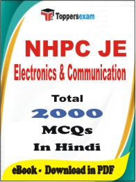 NHPC JE Electronics & Communication PDF Book in Hindi - MCQ / Objective Questions