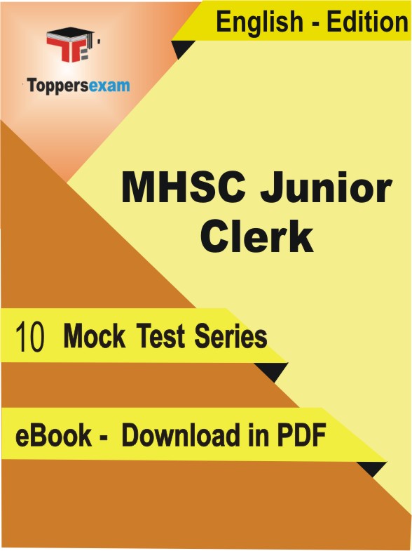 MHSC Junior Clerk Test PDF Book In English - Mock Test/Practice Set