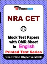 NRA CET Exam Mock Test Papers (Book) in English