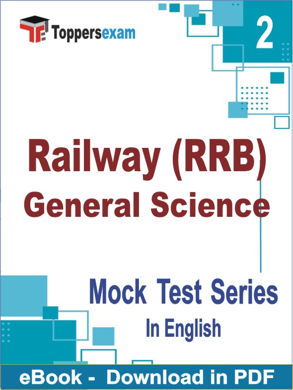 Railway (RRB) General Science Test PDF Book In English - Question Paper