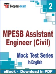 MPESB Assistant Engineer (Civil) Test PDF Book In English - Question Paper