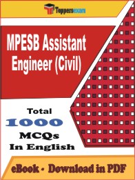 MPESB Assistant Engineer (Civil) PDF Book In English - MCQ / Objective Questions
