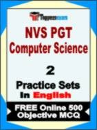 NVS PGT Computer Science Test Book in English - Question Paper / Practice Set