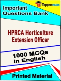 HPRCA Horticulture Extension Officer Book in English - Objective MCQ