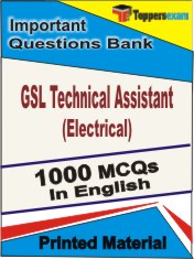 GSL Technical Assistant (Electrical) Book in English - Objective MCQ