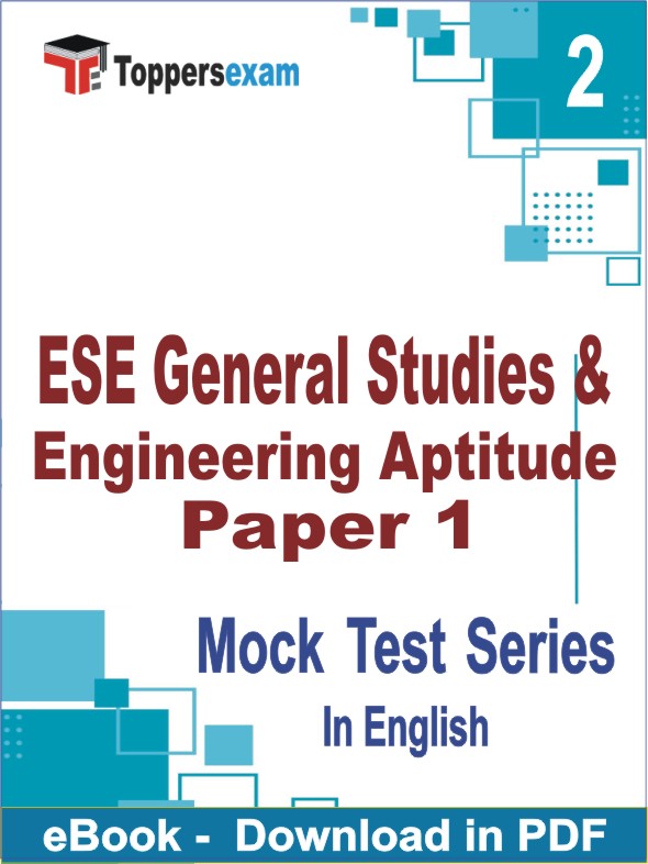 ESE General Studies & Engineering Aptitude Paper 1 Test PDF Book In English - Question Paper