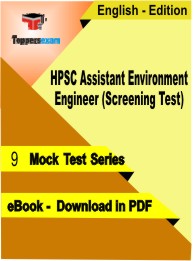 HPSC Assistant Environment Engineer (Screening Test) Test PDF Book in English - Mock Test/Practice Set