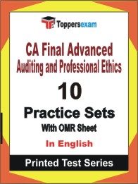 CA Final Advanced Auditing and Professional Ethics Book in English - Practice Set