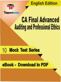 CA Final Advanced Auditing and Professional Ethics PDF Book In English - Mock Test/Practice Set