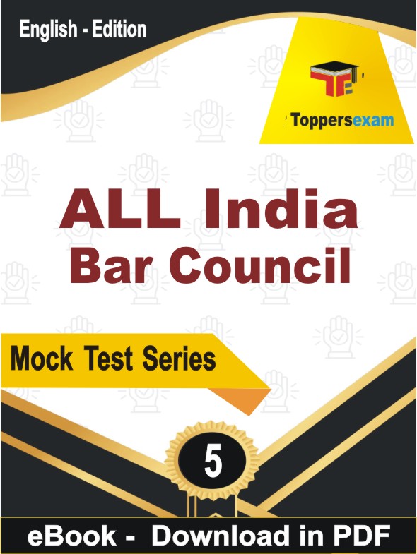 ALL India Bar Council Test PDF Book In English - Practice Set